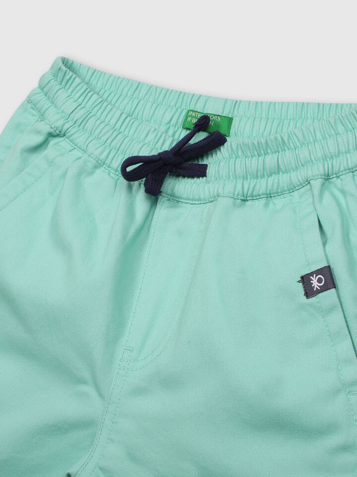 Epp White Shorts- Solid image number 3